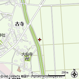 新潟県新発田市古寺周辺の地図