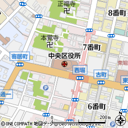新潟市産業振興財団（公益財団法人）　ビジネス支援センター周辺の地図