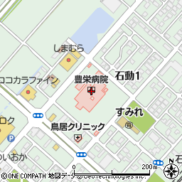 ヤマザキＹショップ豊栄病院店周辺の地図