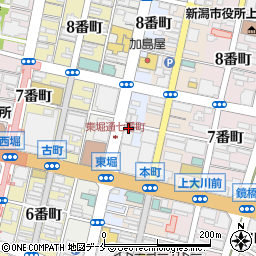 新潟県新潟市中央区東堀前通７番町1075周辺の地図