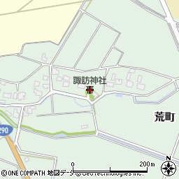 諏訪神社周辺の地図