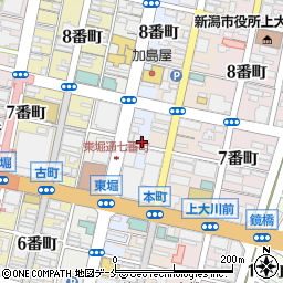 新潟県新潟市中央区東堀前通７番町1075-2周辺の地図