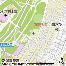新潟県醸造試験場周辺の地図