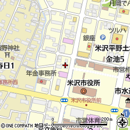 大東建託株式会社　米沢店周辺の地図