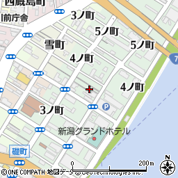 新潟県新潟市中央区下大川前通４ノ町2187周辺の地図