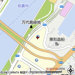 万代島駐車場（Ｂ－２）周辺の地図