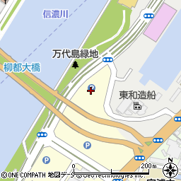 万代島駐車場（Ｂ－２）周辺の地図