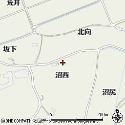 宮城県亘理郡山元町坂元沼西周辺の地図