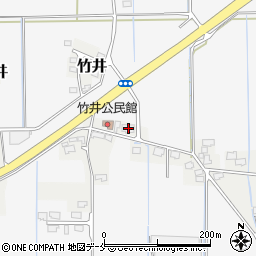 山形県米沢市竹井530-4周辺の地図
