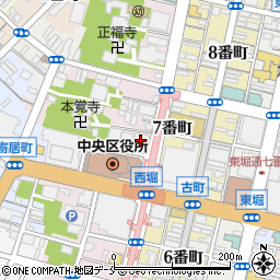 みずほ銀行新潟支店 ＡＴＭ周辺の地図