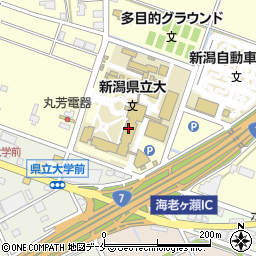 新潟県立大学周辺の地図