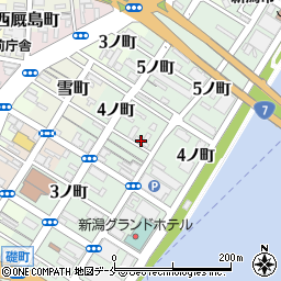 新潟県新潟市中央区下大川前通４ノ町2191周辺の地図