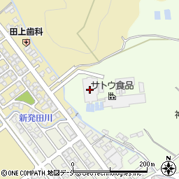 佐藤食品工業新発田工場周辺の地図