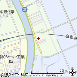 ＪＲ東日本新潟支社新崎変電所周辺の地図
