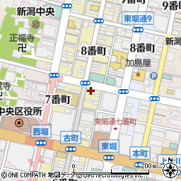 中華そば満月　古町店周辺の地図