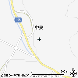 宮城県白石市越河平古井沢周辺の地図