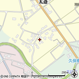 新潟県新発田市太斎周辺の地図