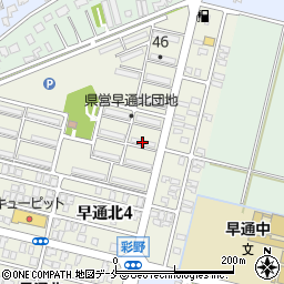 県営住宅早通団地第４１号棟周辺の地図