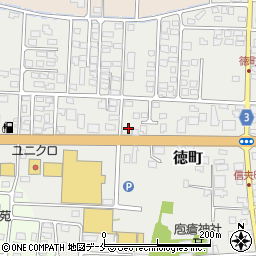 吉野家 １２１号線米沢店周辺の地図