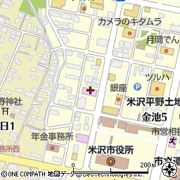カラオケレストラン GU！ 米沢店周辺の地図