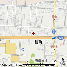 くら寿司米沢店周辺の地図