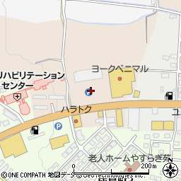 ヨークタウン成島駐車場周辺の地図