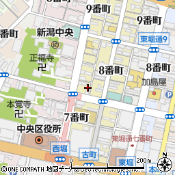新潟古町 ぽん酒ガール周辺の地図
