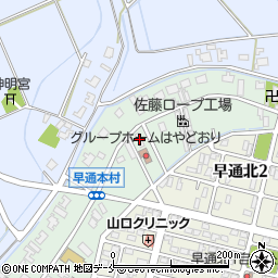 新潟県新潟市北区早通95周辺の地図