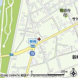 ローソン新潟新崎二丁目店周辺の地図