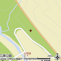 福島県福島市飯坂町茂庭尼ケ堂周辺の地図