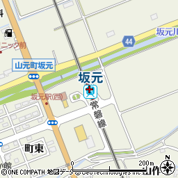 坂元駅周辺の地図