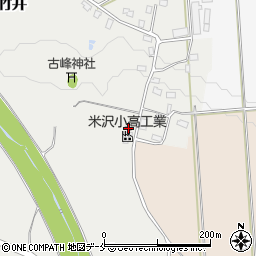 山形県米沢市竹井2346周辺の地図