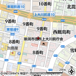 有限会社京都きもの新潟学院　事務局周辺の地図