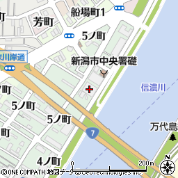 株式会社朝日新聞　新潟総局周辺の地図
