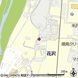 山形県米沢市花沢町3209周辺の地図