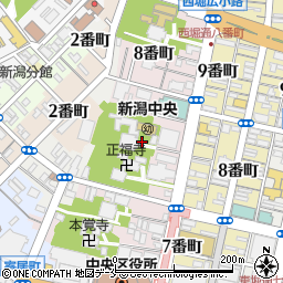 新潟県新潟市中央区西堀通（７番町）周辺の地図