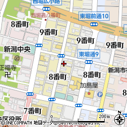 新潟県新潟市中央区古町通８番町1450周辺の地図