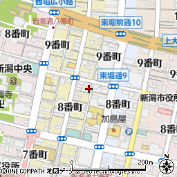鳥こまち 新潟古町店周辺の地図