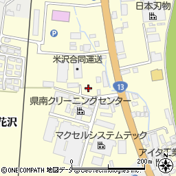 山形県米沢市花沢3115周辺の地図