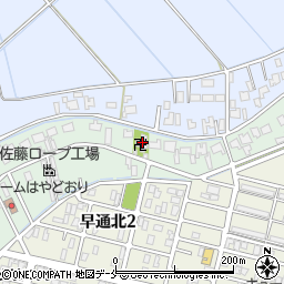 早通寺周辺の地図