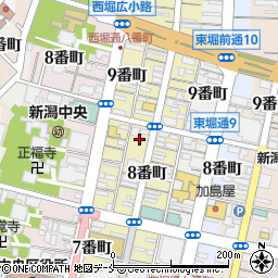 新潟県新潟市中央区古町通８番町1490の地図 住所一覧検索 地図マピオン
