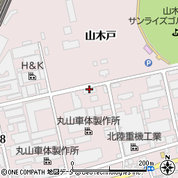 新潟サンリン株式会社　新潟支店周辺の地図
