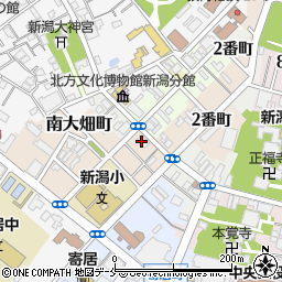 新潟美容組合東支部事務所周辺の地図
