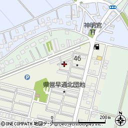 県営住宅早通団地第４９号棟周辺の地図
