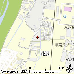 山形県米沢市花沢町3210周辺の地図