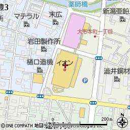 張園 イオン新潟東店周辺の地図