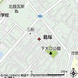 新潟県新潟市北区葛塚4624周辺の地図