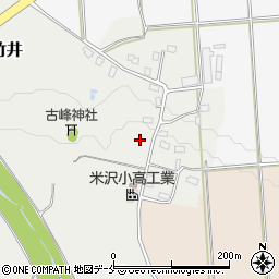 山形県米沢市竹井2342周辺の地図