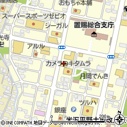 クラフトハートトーカイ・米沢店周辺の地図