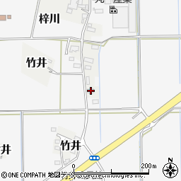 山形県米沢市竹井1044周辺の地図